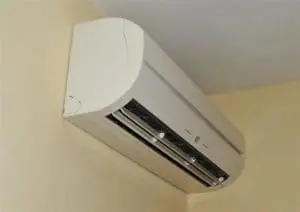 Air Conditioner On A Wall In The Interior